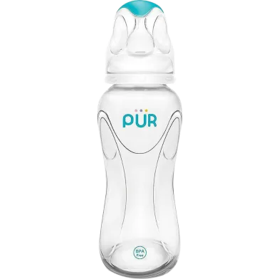 Pur Advanced Slim Neck Feeding Bottle - 8oz/250ml - 1802 - Rokomari product